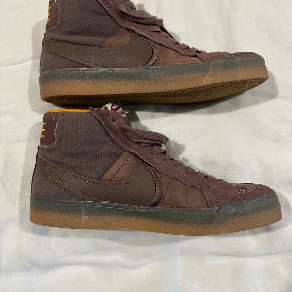 Nike SB High-Top Sneakers - Brown - Picture 8 of 11